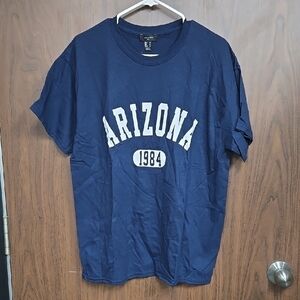 New Look Size M Navy Blue Arizona 1984 Crew Neck T-Shirt